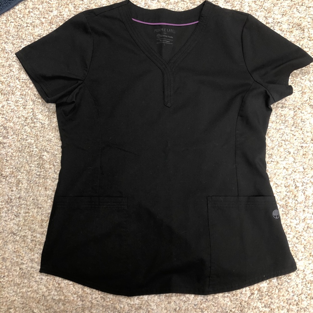 purple label Healing Hands Scrub Top
